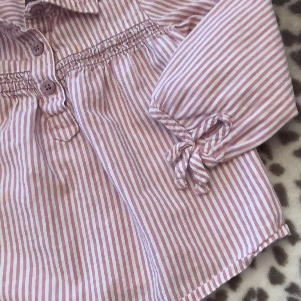 Old Navy Crazy 8 Pink Stripe Top Utility Pant Bundle Size 18-24 Months